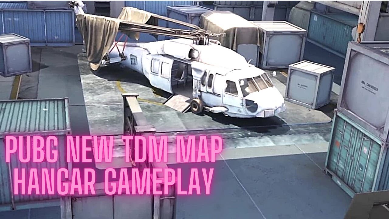 PUBG MOBILE NEW HANGER MAP FULL GAMEPLAY- TEAM DEATHMATCH HANGAR | PUBG MOBILE |