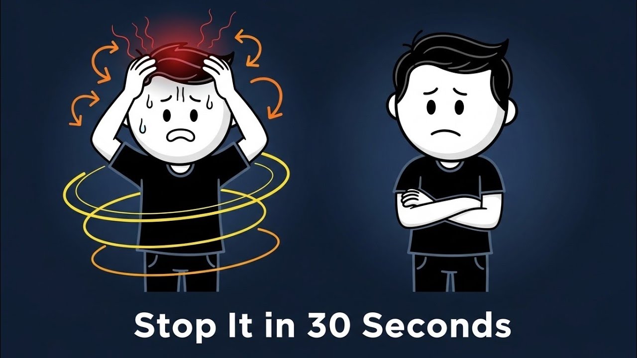 Overthinking Destroys Your Brain — Micro-Habit Fix in 30 Seconds