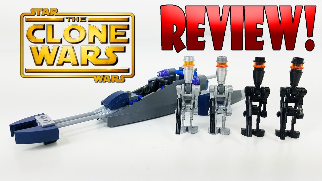 LEGO Star Wars Review: 8015 Assassin Droids Battle Pack (2009 Set) The Clone Wars!