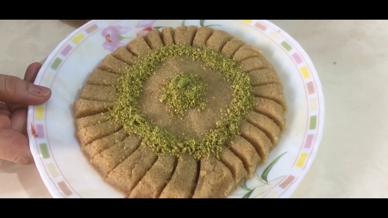 دروست کردنی خۆشترین شیرنی تورکی حەلوای بە سمد shirni drust krdn