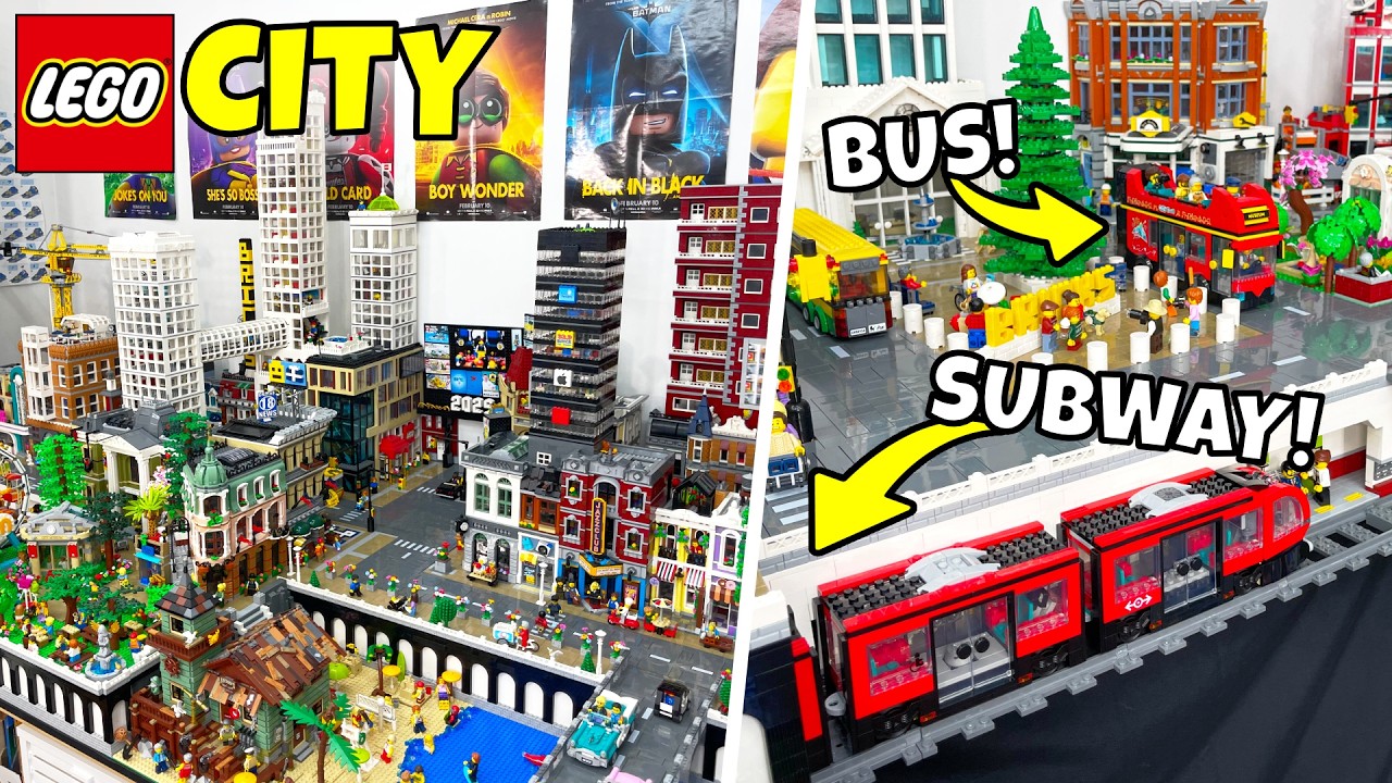 EXPANDING my LEGO City + NEW SETS & ROADS! - LEGO City Update 13