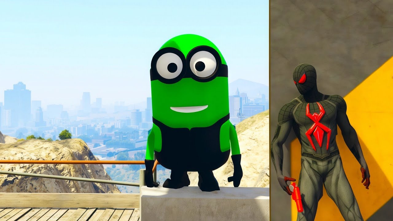 GTA 5 Crazy Spiderman vs Funny Minion vs Tung Sahur Epic Ragdoll Moments Episode 5