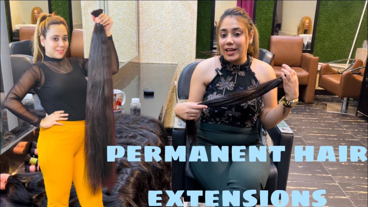 PERMANENT HAIR EXTENSIONS || 💇‍♀️ALISHA EMPIRE SALON ||☎️9899130018,7838480808