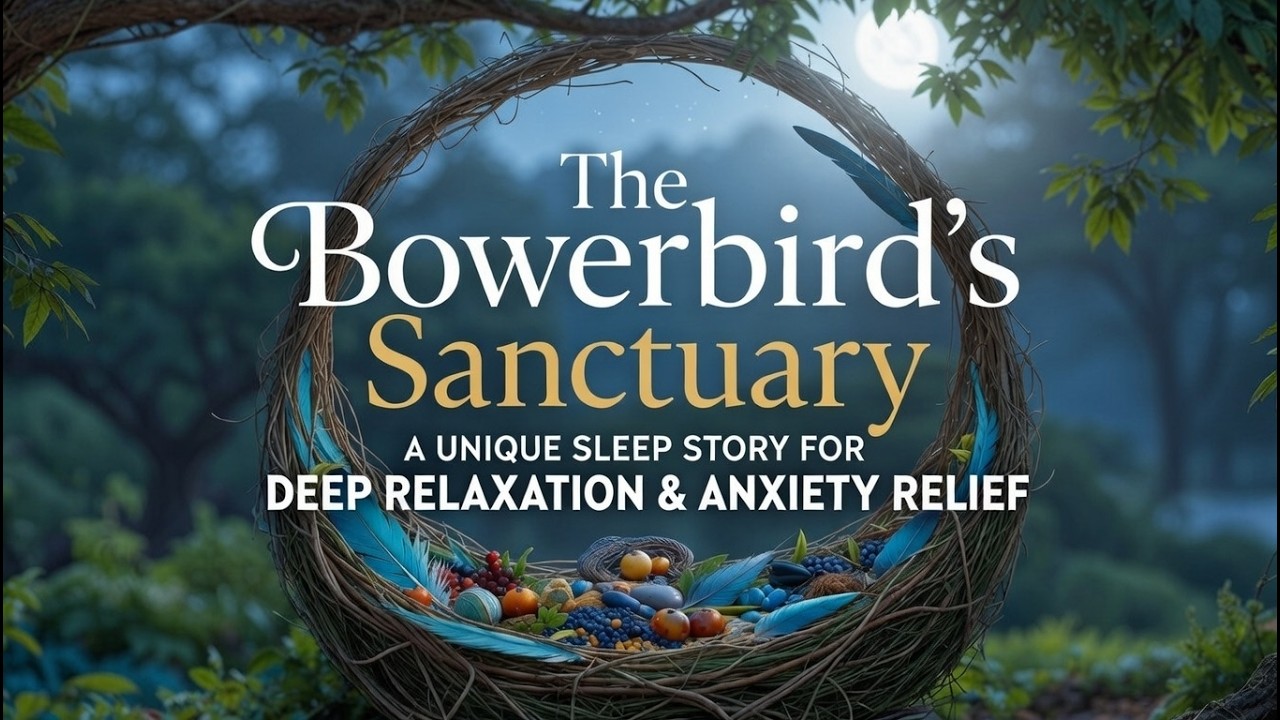 Fall Asleep Fast | The Bowerbird's Sanctuary (Sleep Story for Anxiety & Deep Relaxation)