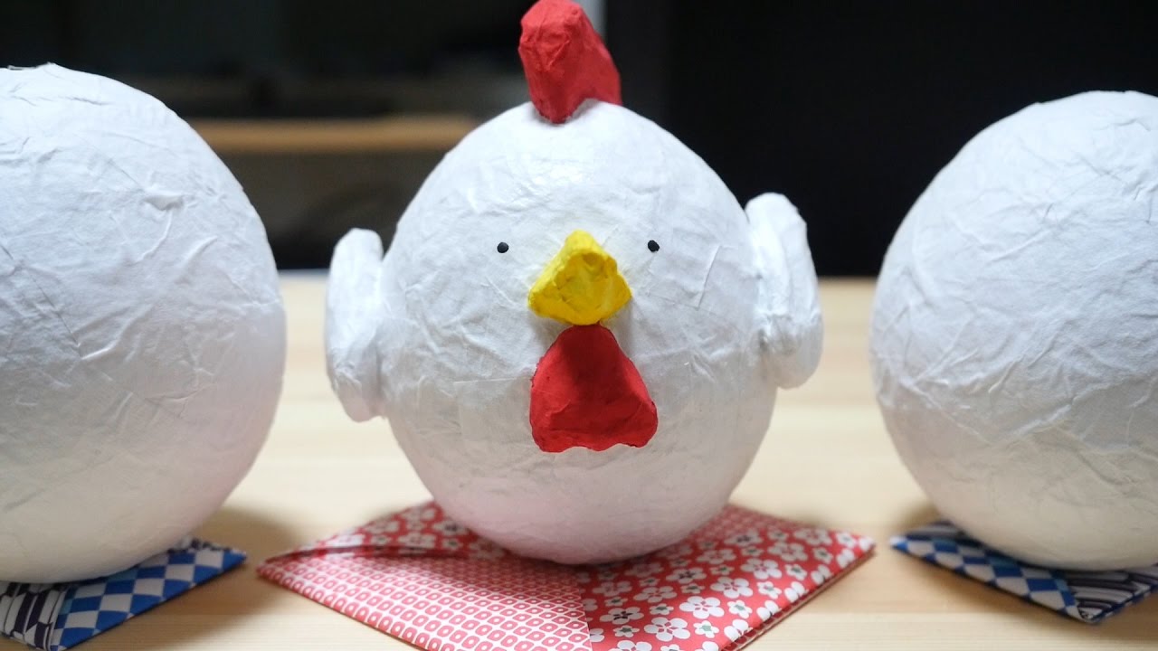 転ばぬ！！起き上がり小法師の簡単な作り方！ how to make roly-poly