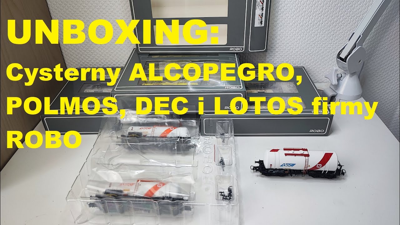 UNBOXING: Cysterny ALCOPEGRO, POLMOS, DEC i LOTOS firmy ROBO
