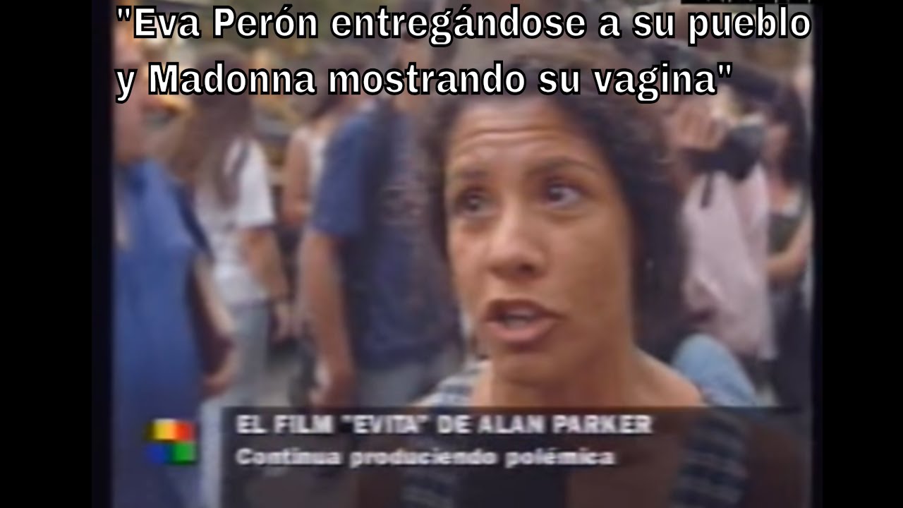 Polémica en Argentina por Madonna como Evita 1996