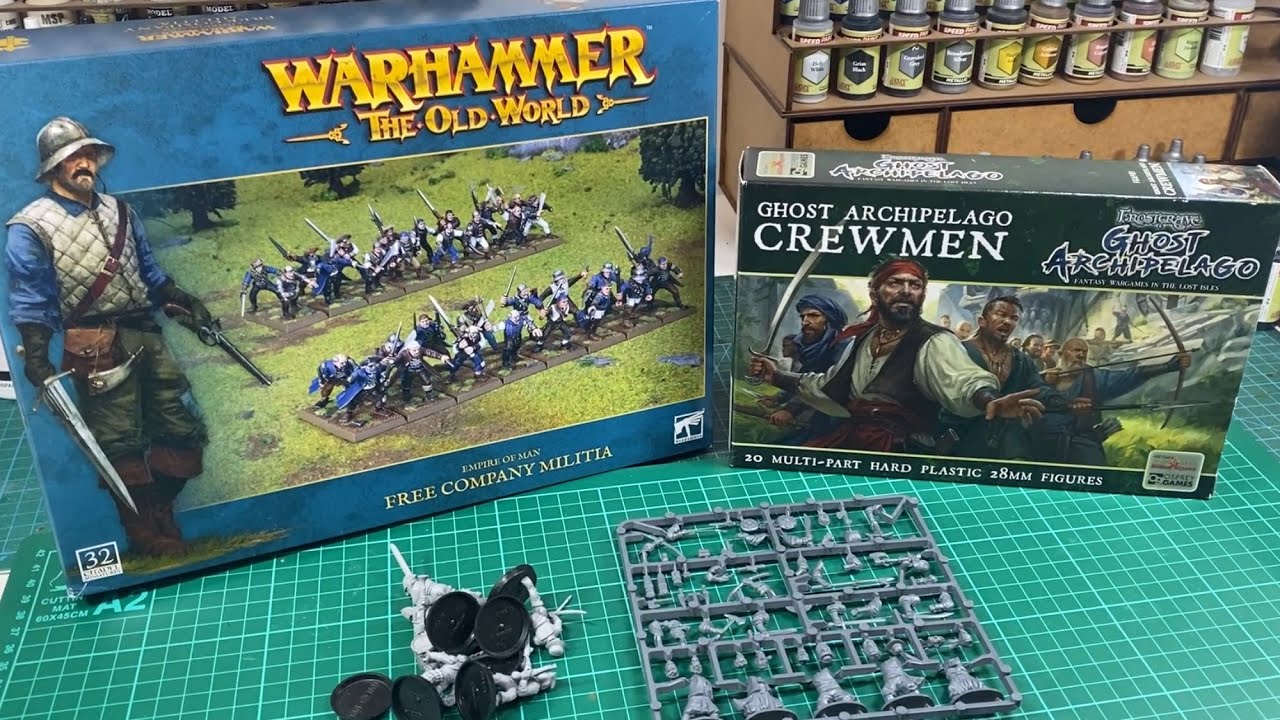 Unboxing Old World Empire Free Company Militia with a look at the sprues and some kit-bashing ideas.