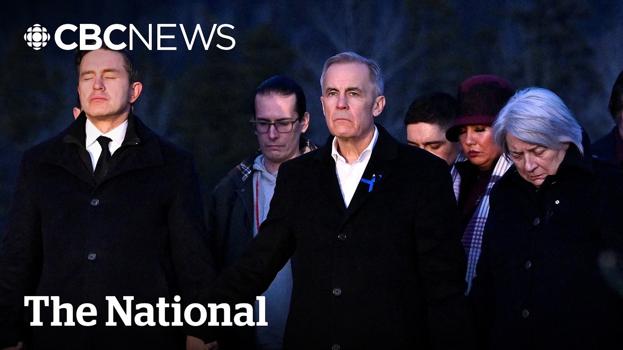 Carney, federal leaders express sorrow, unity at Tumbler Ridge vigil
