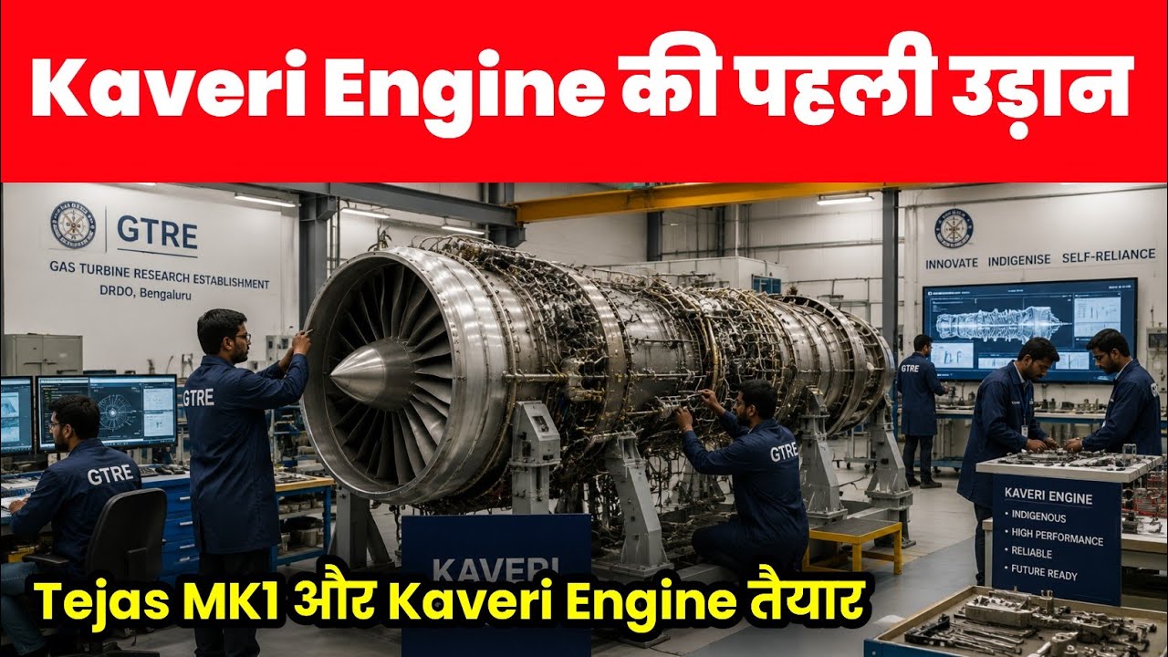 Kaveri Engine उड़ान को मंजूरी - Kaveri Engine test from Tejas MK1a 