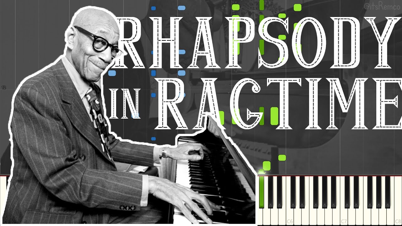 Eubie Blake - Rhapsody In Ragtime 1973 (Ragtime Piano Synthesia)