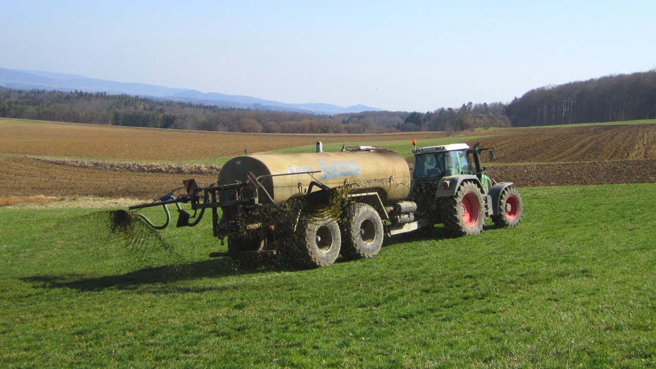 Gülle fahren Frühling 2012 | Fendt 820 Vario & 16 m³ Eisele Europrofi