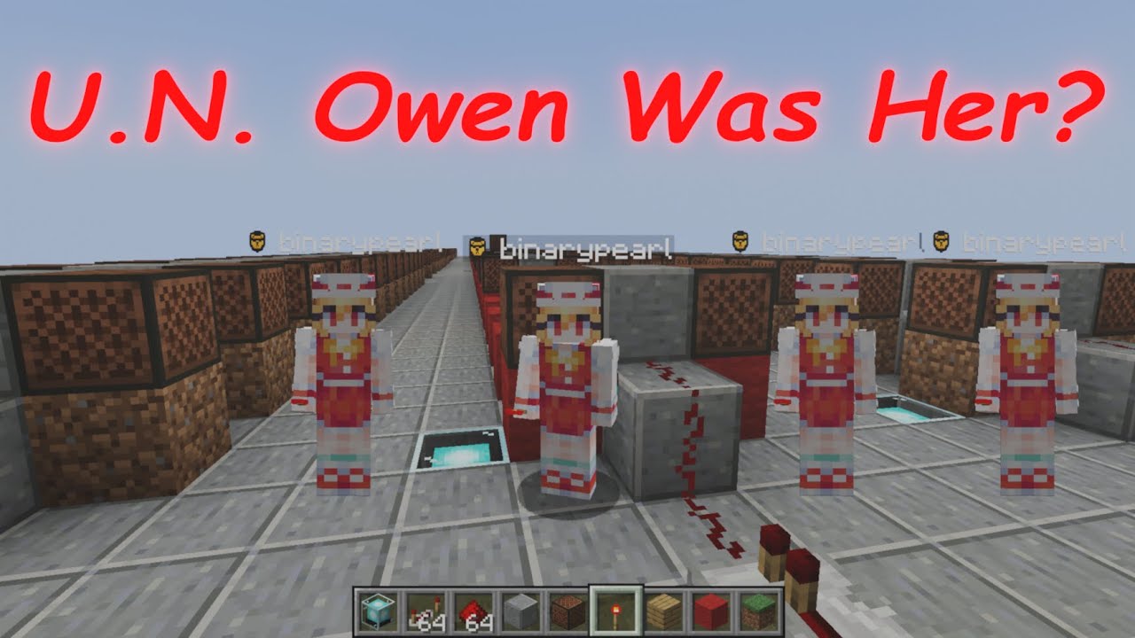 東方 - U.N. Owen Was Her?  - Touhou Minecraft note block song