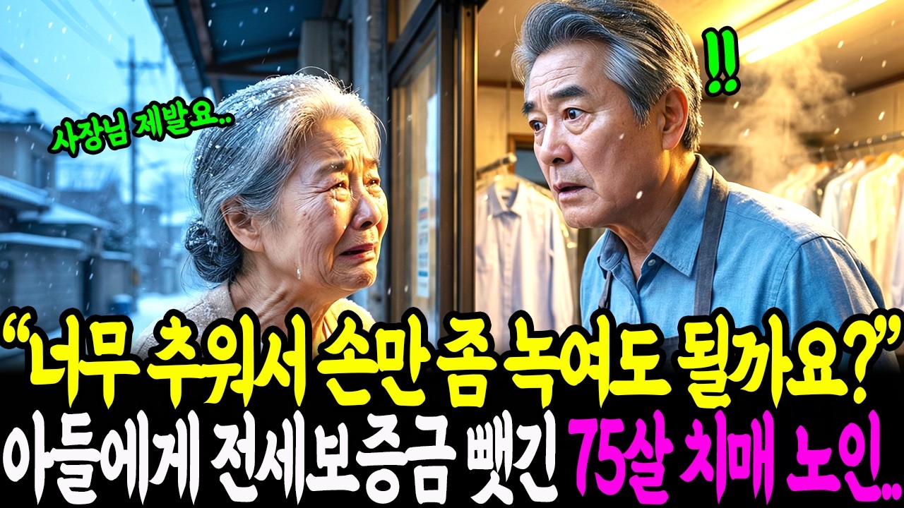 아들에게 전세보증금 뺏긴 75살 치매 노인, 낡은 세탁소에서 운명이 뒤집히는데...ㅣ노후사연ㅣ감동사연ㅣ사연라디오ㅣ오디오북