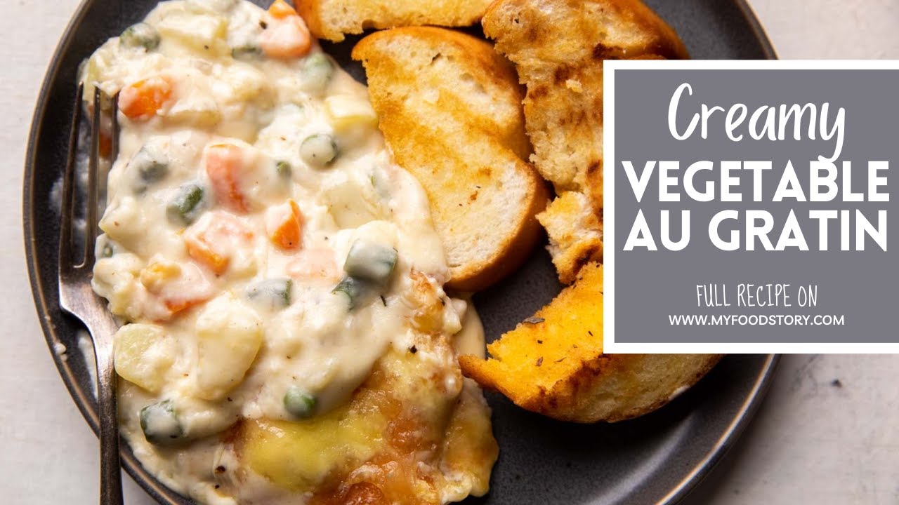 Creamy Baked Vegetable Au Gratin