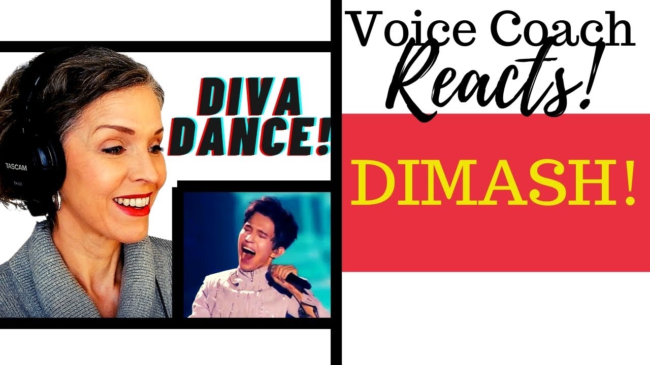 DIVA DANCE - Димаш Кудайберген (лучший певец мира) Вокальный педагог реагирует и разбирает
