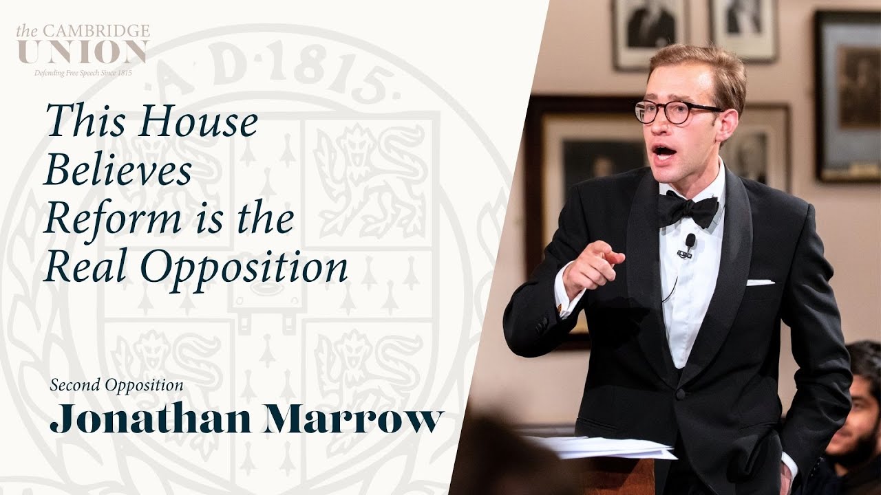 Джонатан Марроу | Эта палата считает, что время монархии истекло | Cambridge Union