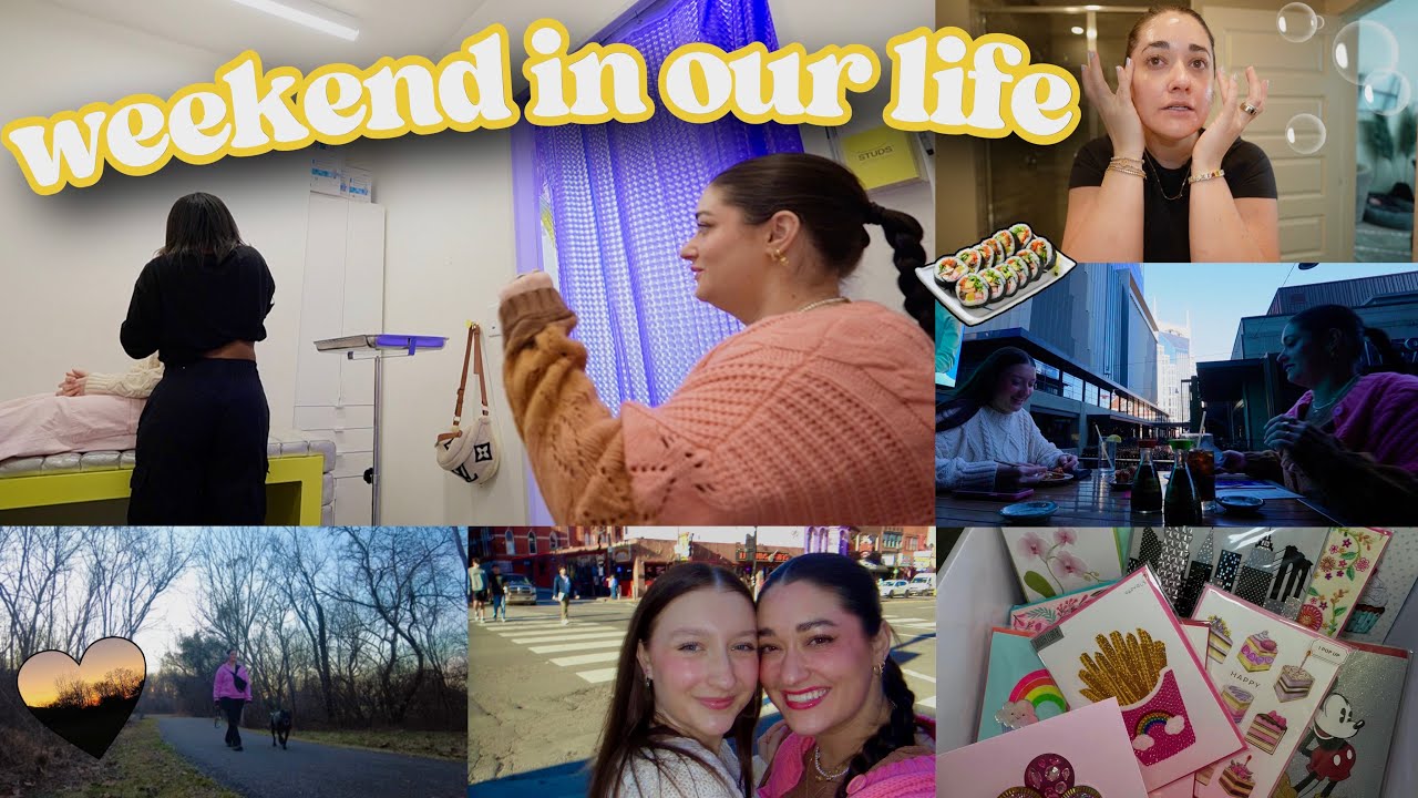 WE GOT OUR EARS PIERCED! spend the weekend with us, huge Papyrus haul, and more ❤️