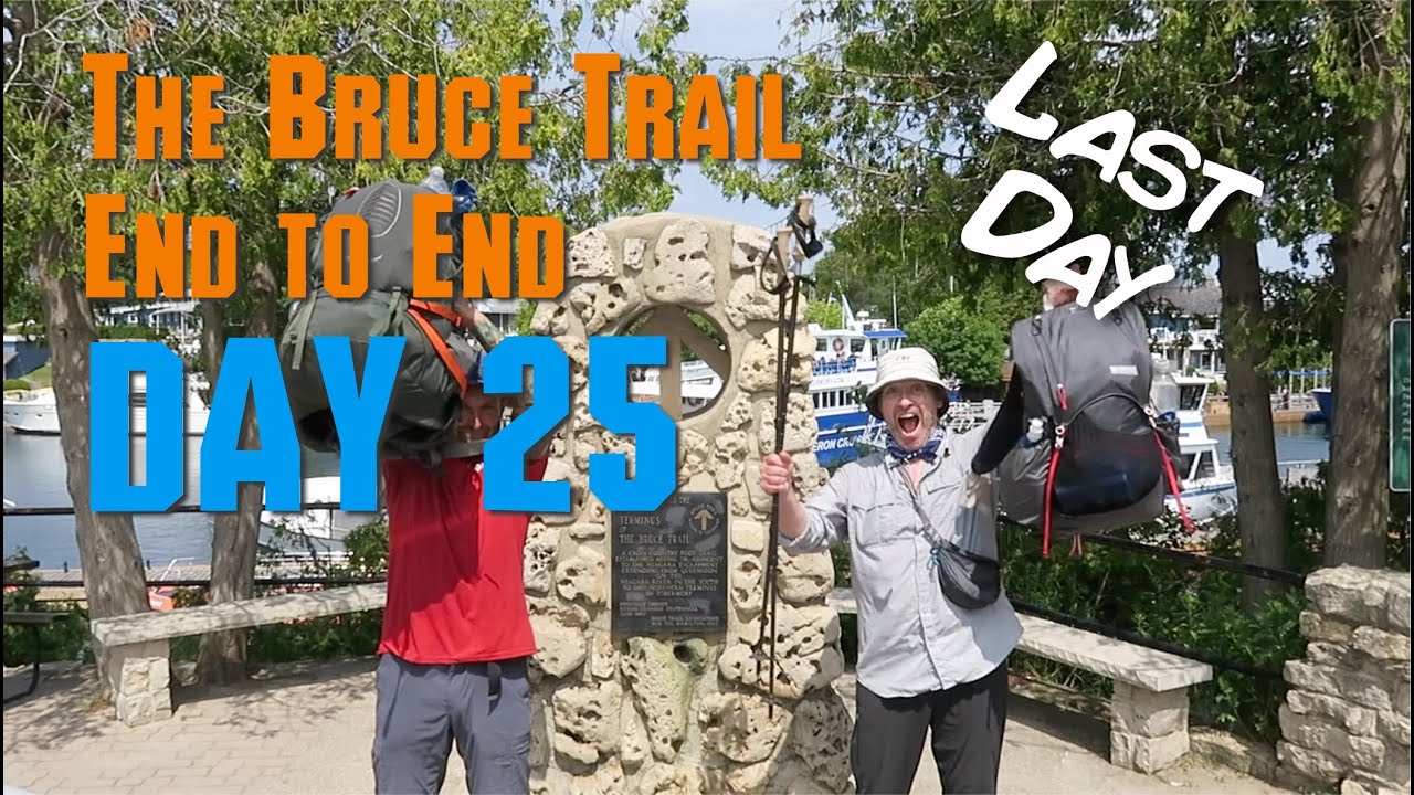 The Bruce Trail In 25 Days - #25 - Bruce Peninsula National Park to Tobermory