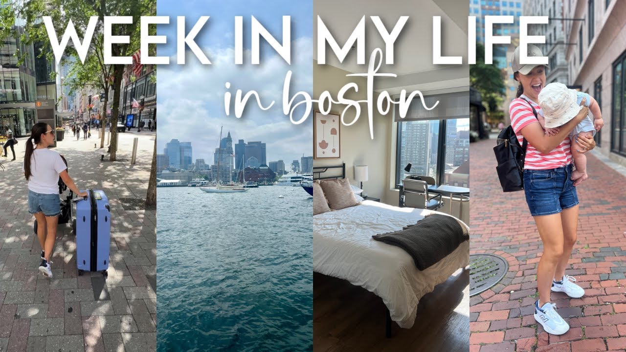 BOSTON VLOG! travel nightmare, I want to live here, reality of vacationing with a baby + MORE!