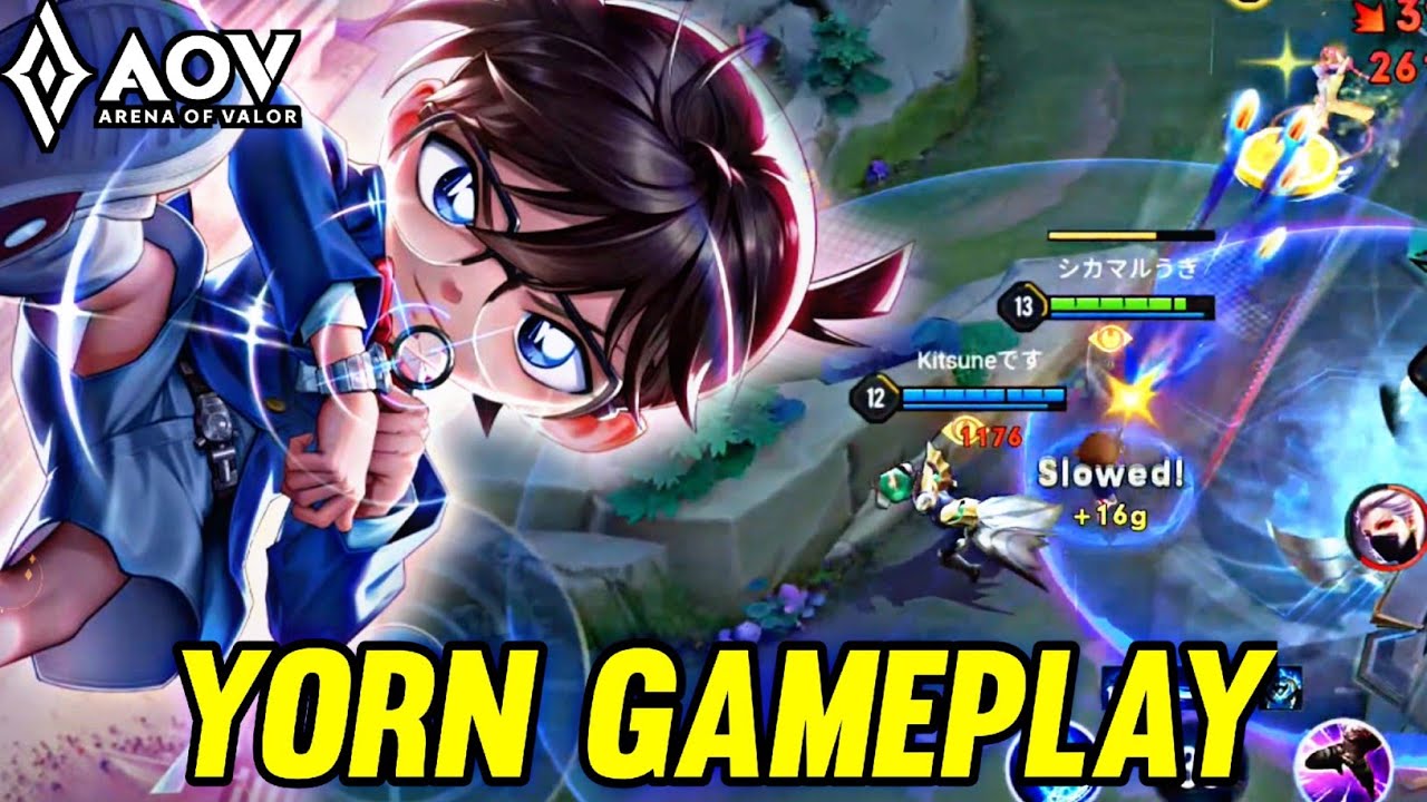 YORN/CONAN EDOGAWA GAMEPLAY | IN ABSSYAL LANE - ARENA OF VALOR