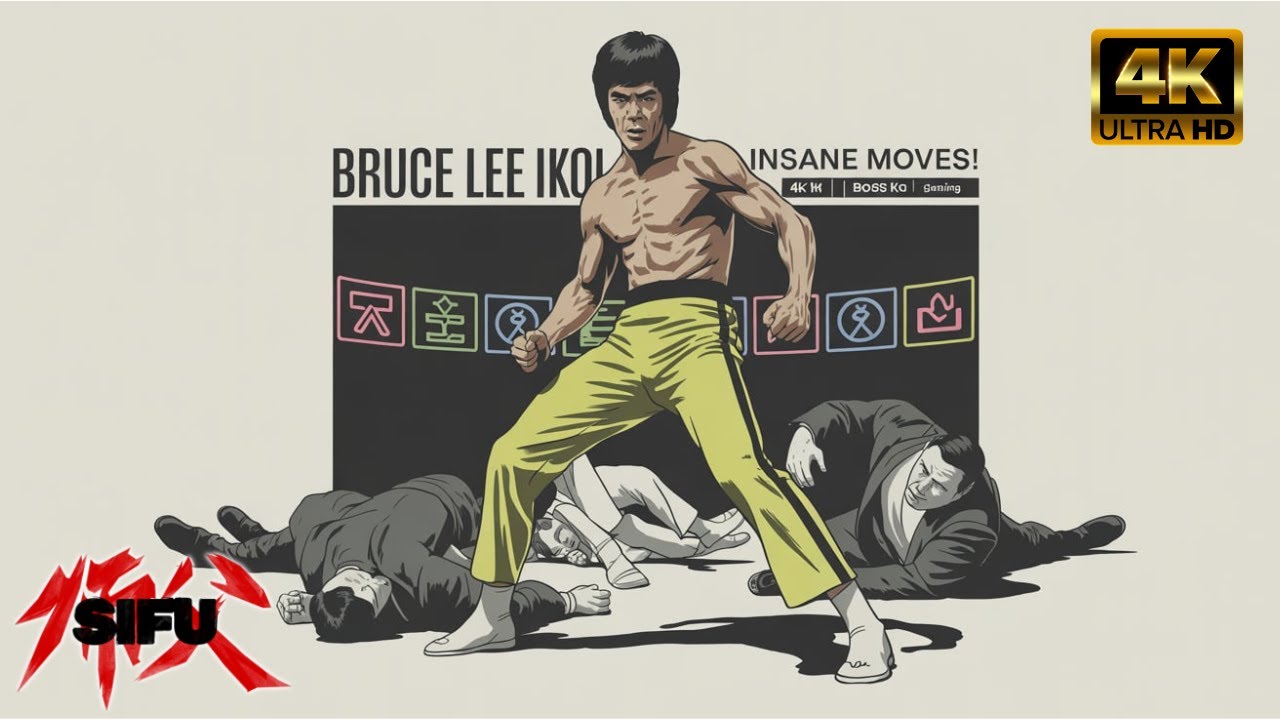 SIFU x Bruce Lee: Legendary Combos, Total Club Carnage & Boss Destroyed! (4K, 20 Minutes)
