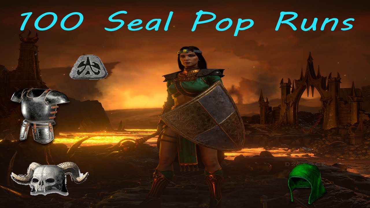 Nova Sorc Speed Clearing Chaos - 100 Seal Pop Runs  - Diablo 2 Resurrected