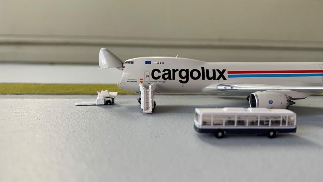 Gemini Jets Cargolux Boeing 747-8F Interactive Series | Unboxing & Review | 1:400 Scale