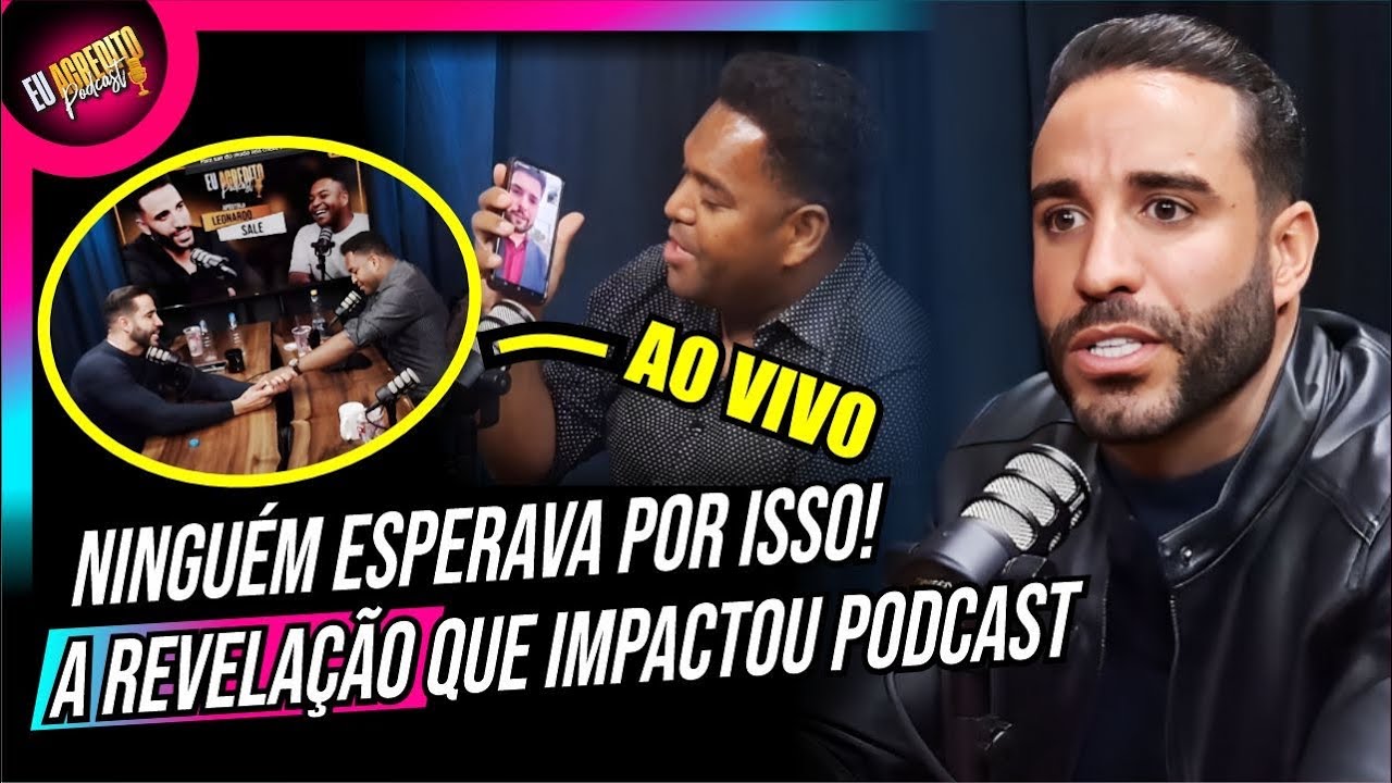 A REVELAÇÃO QUE ABALOU O PODCAST AO VIVO | APÓSTOLO LEONARDO SALE