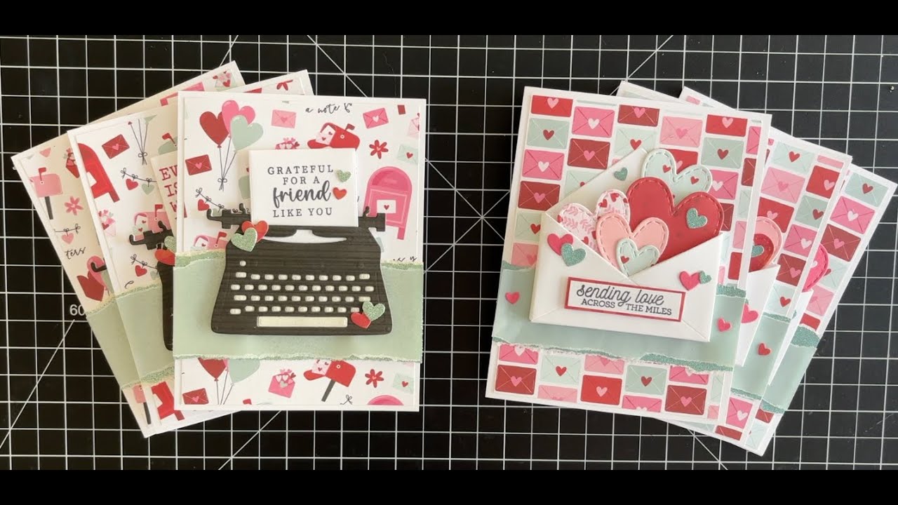 February 2026 Sheetload of Cards Using Echo Park Love Notes