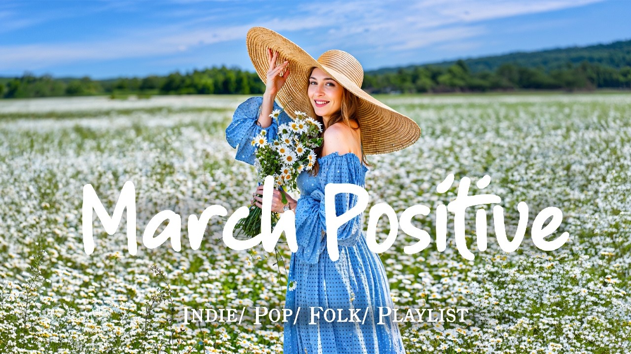 Март – позитив 🌼 Расслабляющие утренние песни для начала дня в формате 4K UHD для телеви #индимузыка