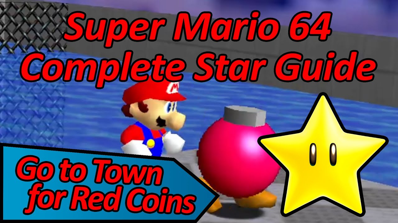 Go to Town for Red Coins (Wet Dry World) - Super Mario 64 Complete Star Guide