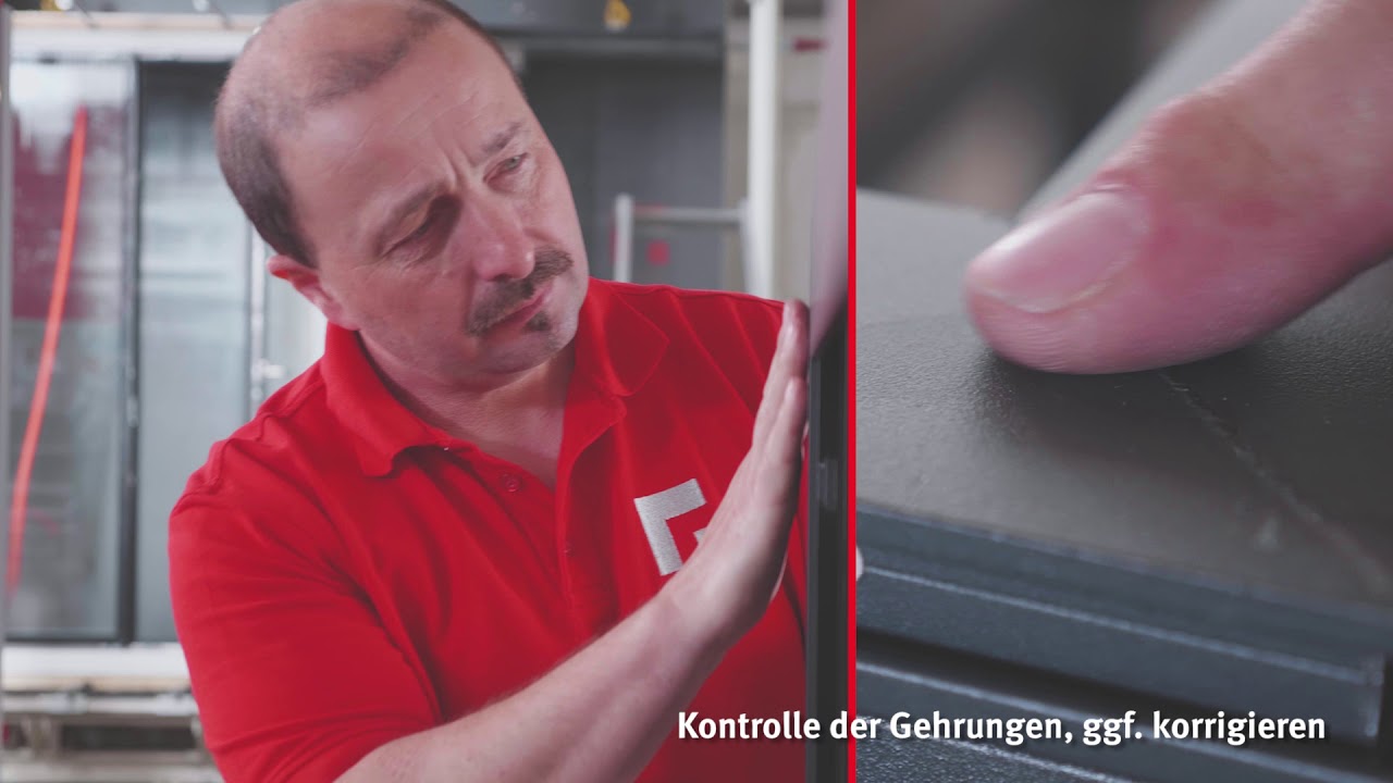 Einfach und schnell - Die Herstellung eines Aluminiumfensters GUTMANN GWD 080 - STEP 3 & 4
