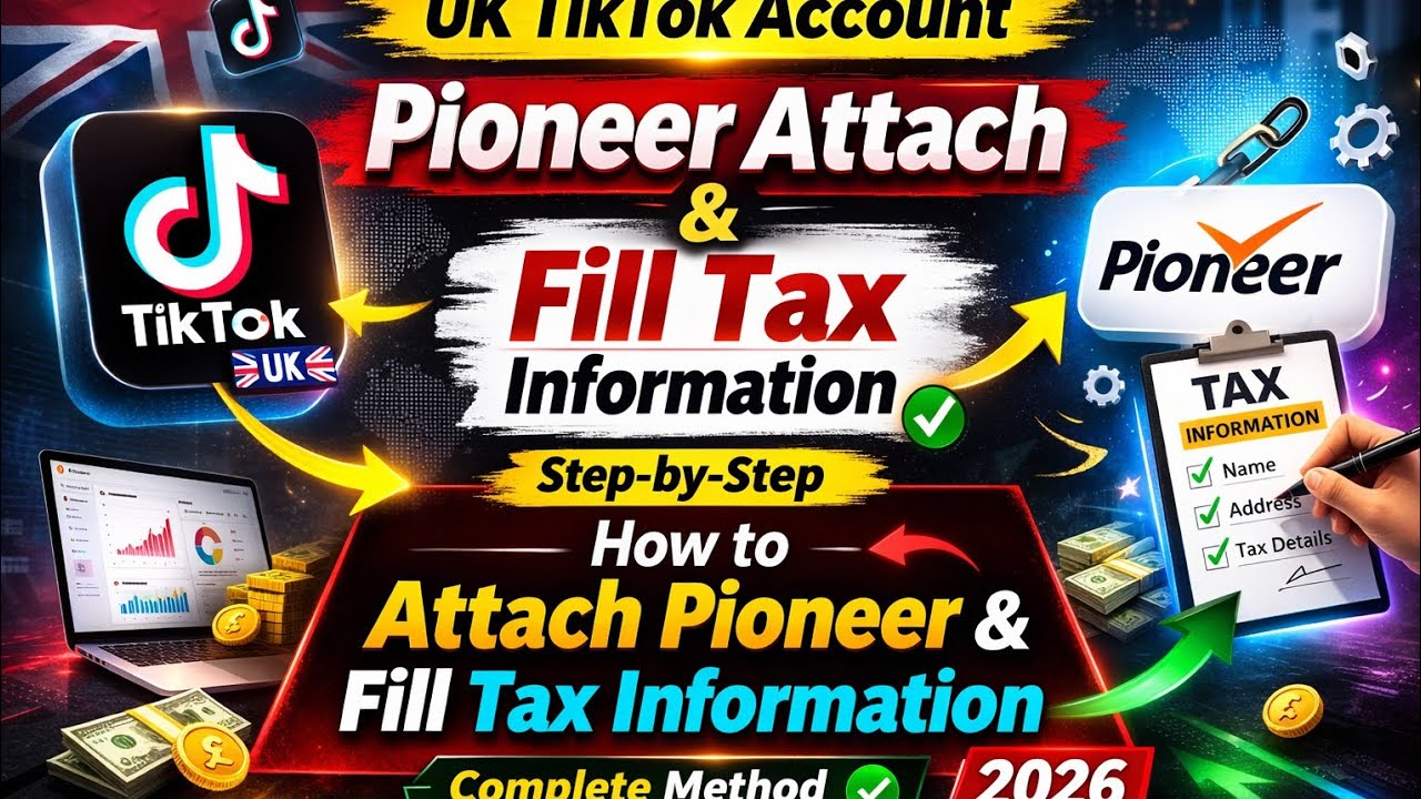 &ldquo;How to Attach Payoneer & Fill Tax Information on UK TikTok Account | Step-by-Step 2026 Guide&rdquo;