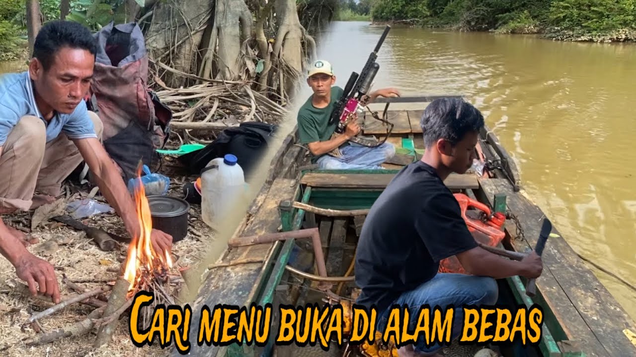 Survival buat berbuka puasa dihutan|| berburu dan memasak di alam emang beda