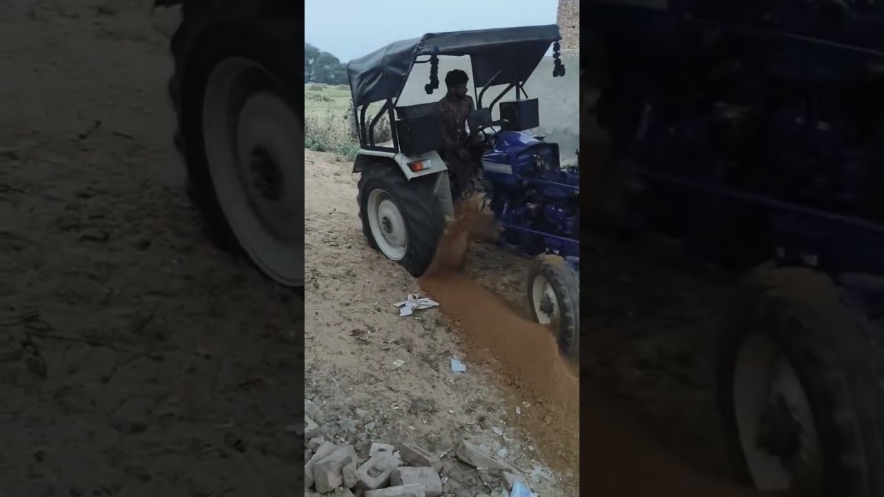 Farmtrack champion 35 engine and break testing #views #trending #farmtrac #machanical #testing 