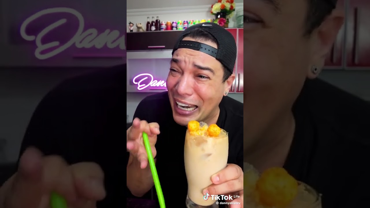 Danny alzate, leche con Cheetos de bolitas