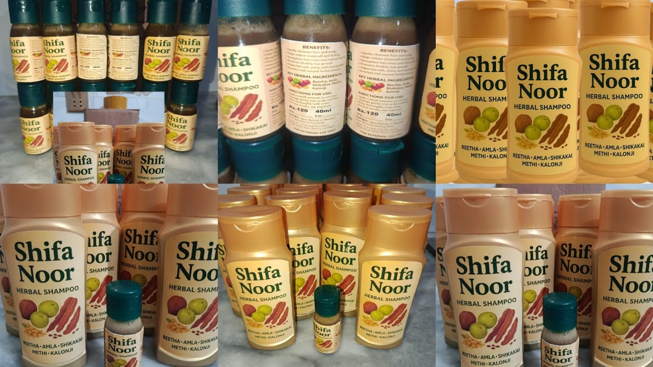 Shifa Noor herbl shampoo #shempoo 