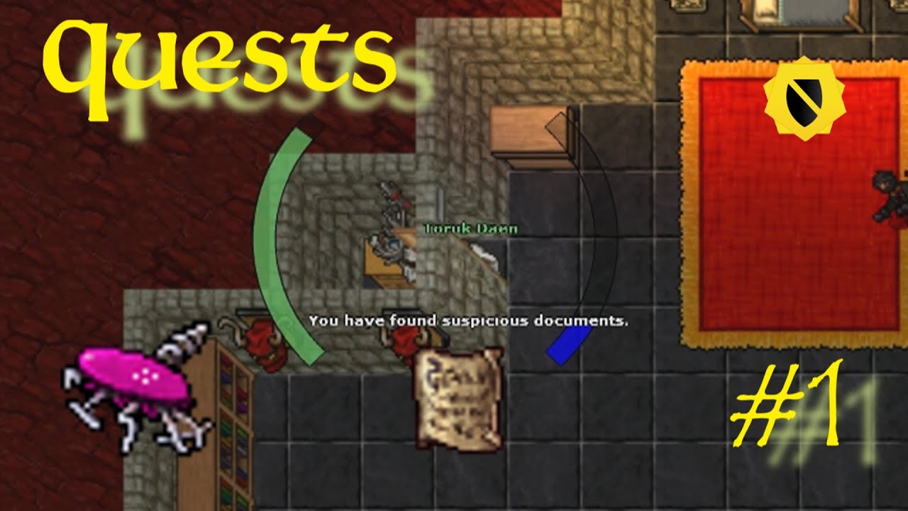 Quests #1 - Secret Service miss&atilde;o 5 - CGB - Tibia