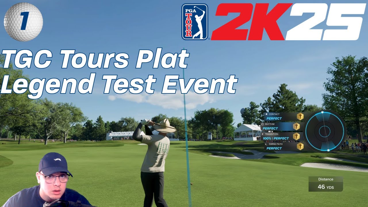 TGC Tours Platinum Testing | Legend Swing Difficulty | PGA Tour 2K25 | PS5
