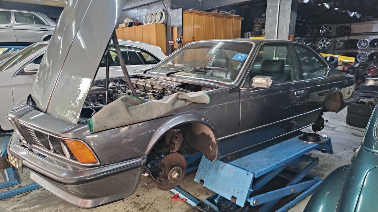 WEEVIL UPDATE!! 1984 BMW 628CSi E24 - SO it BEGINS!! The Shark 🦈 is Set to Prowl Again! 😃 Someday...