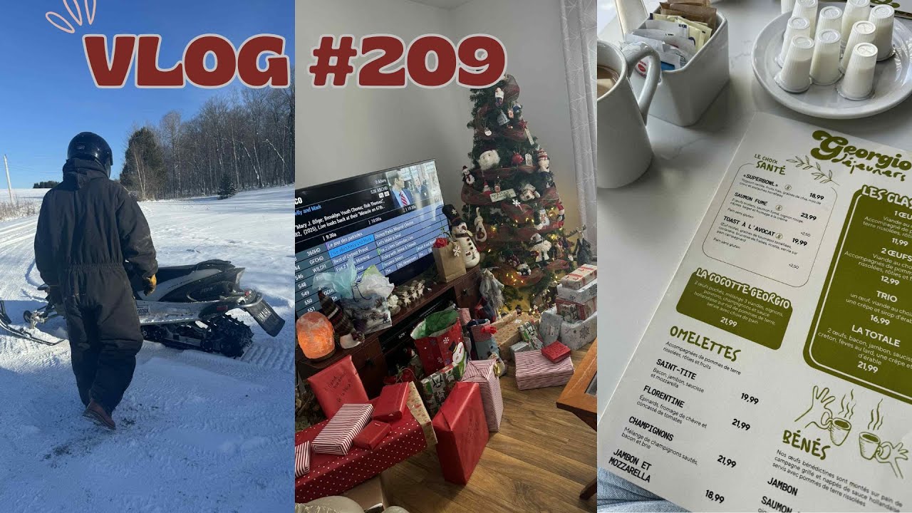 VLOG #209 - Plein air & mes cadeaux de Noël 2025 🎁
