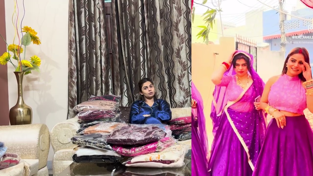 शादी 💍 के लहंगे भी आ गए सेल पर #renurahul #trendingvideo 