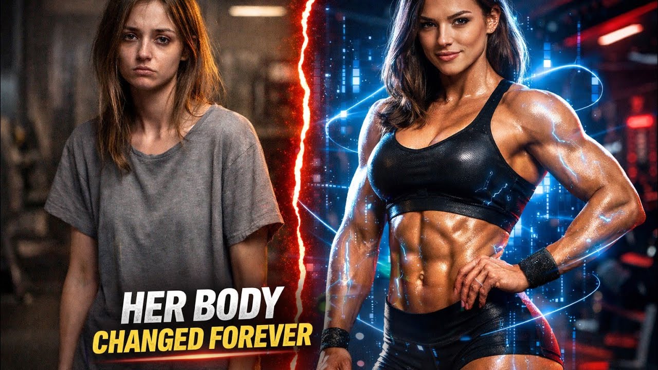 “She Used AI to Transform Her Body – Shocking Result” | Ai Muscle Growth Story 