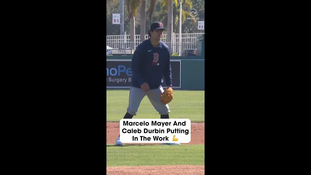 Marcelo Mayer and Caleb Durbin Taking Reps at Second Base 👀