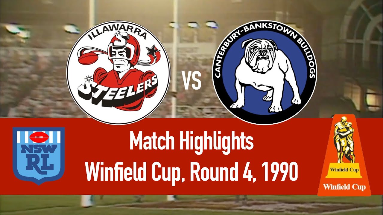 Illawarra Steelers vs Canterbury-Bankstown Bulldogs | 1990, Round 4 | HIGHLIGHTS