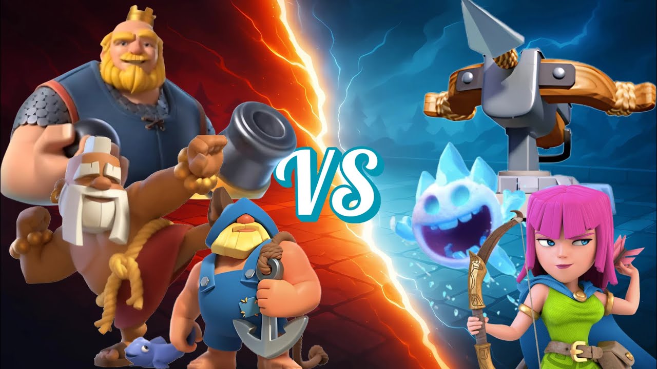 3.0 X-Bow Cycle VS Royal Giant Monk *HARD COUNTER* - Matchup Analysis