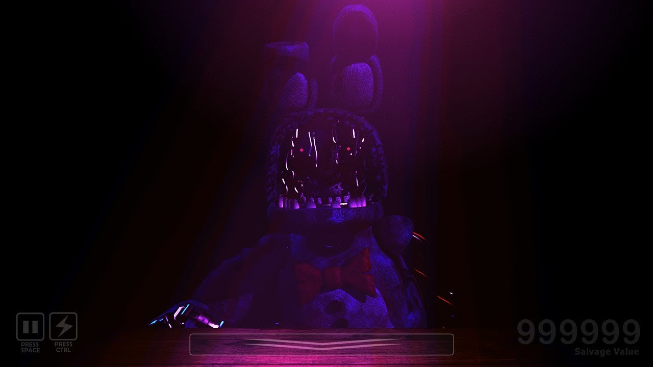 FNAF 6 - Bonnie in the Salvage (FNAF 2 Style)