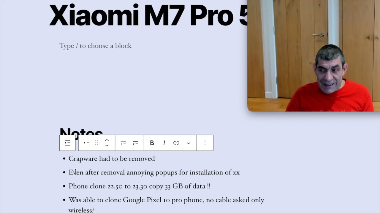 20260129 Xiaomi M7 Pro 5G Review.  Unbeatable value in 2026?