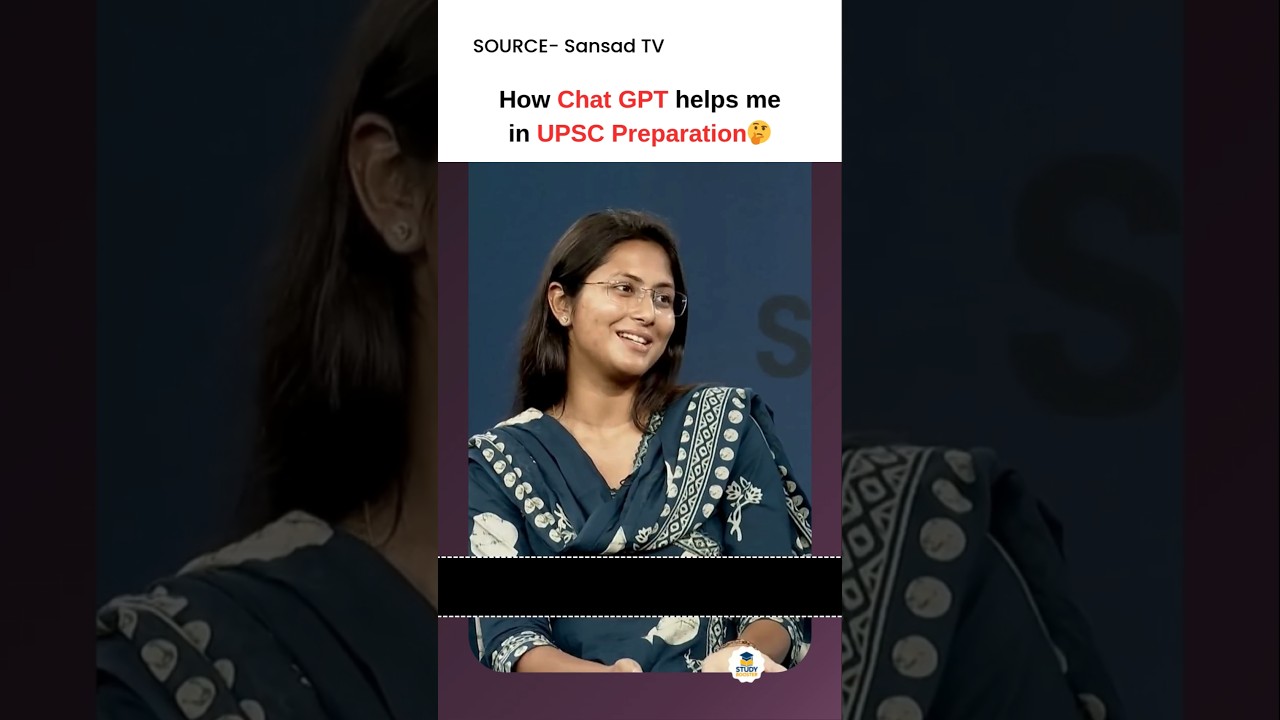 AIR 2 Harshita Goyal🔥⚡ UPSC 2024 Topper| Chat GPT for UPSC | Full Video by Sansad TV #studybooster4u